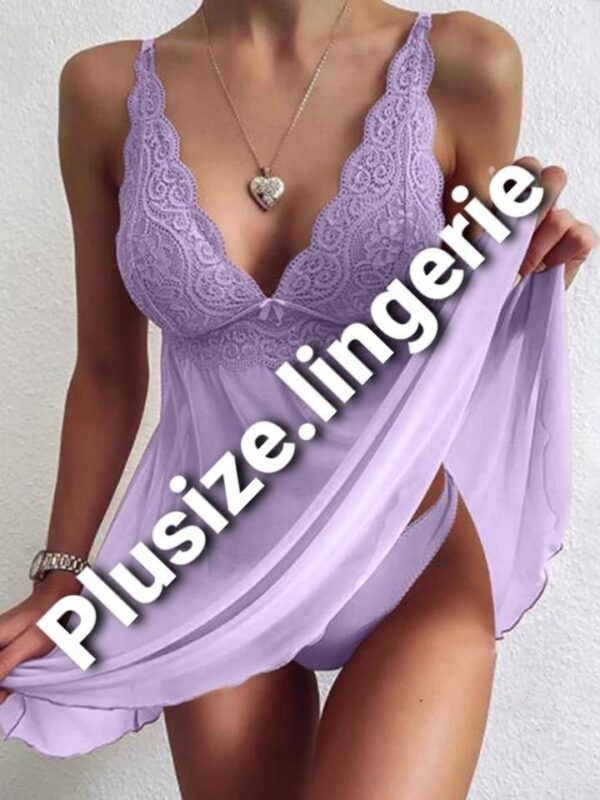 PLUS SIZE Lingerie Sleepwear Nightgown Sleep dress - Image 6